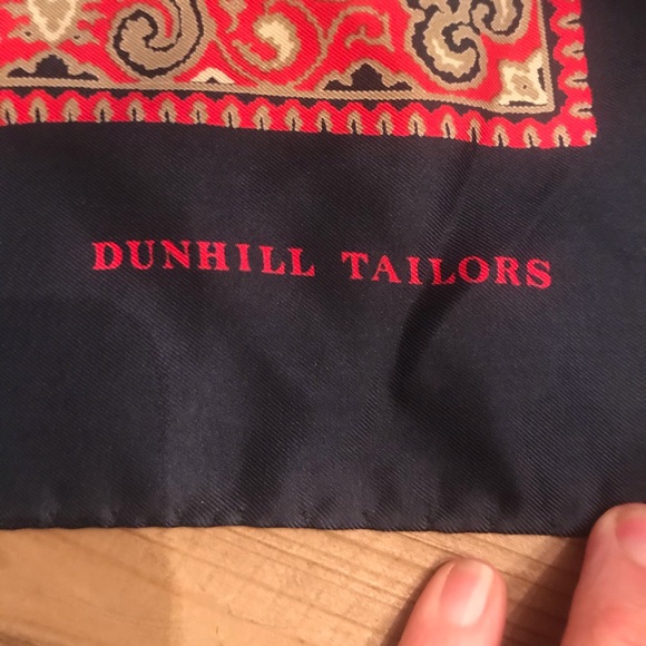 Dunhill Taylor’s all silk oversized scarf  Italy - Picture 5 of 6